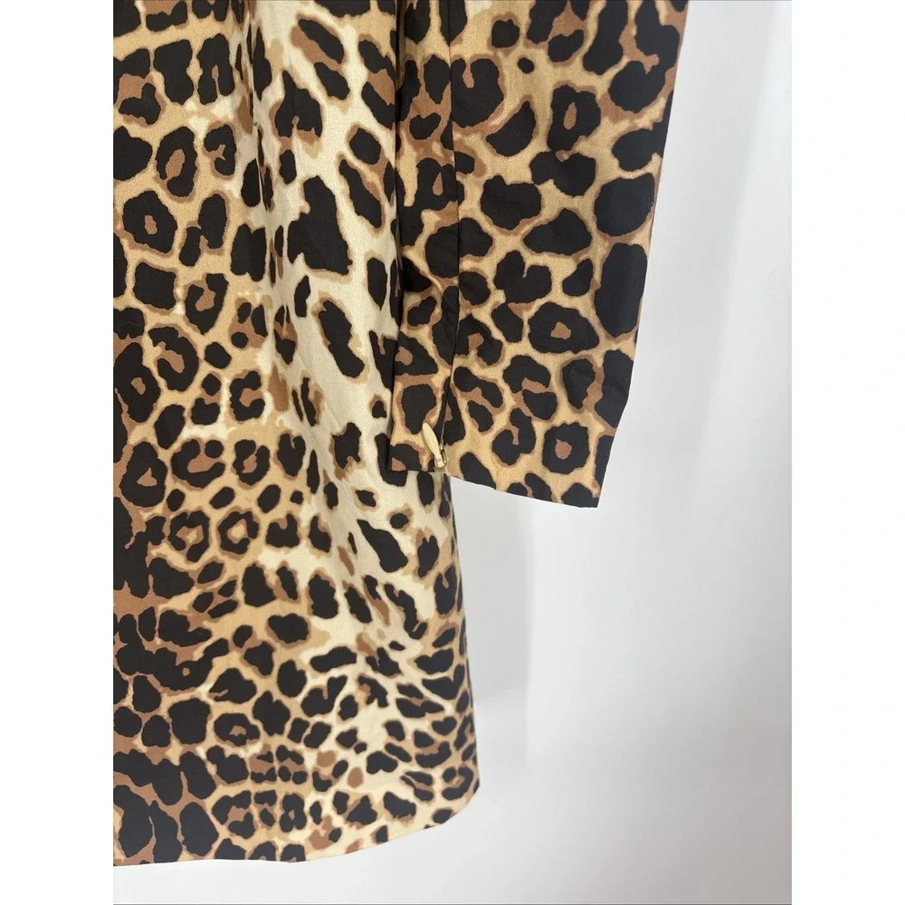 Tuckernuck  X India Hicks Womens Leopard Domino Mini Dress XXS Mob Wife Revenge